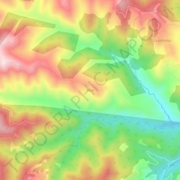 Mak topographic map, elevation, terrain