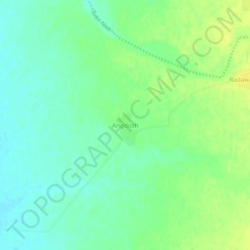 Angdosh topographic map, elevation, terrain