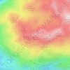 Gañeta topographic map, elevation, terrain