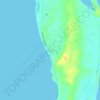 Rock Sound topographic map, elevation, terrain