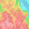 Francisville topographic map, elevation, terrain