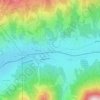 Lauterbach topographic map, elevation, terrain