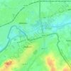 De Barakken topographic map, elevation, terrain