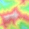 Mount San Antonio topographic map, elevation, terrain