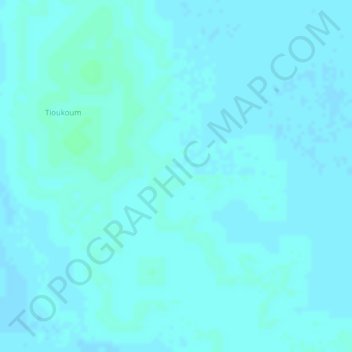 Préfecture du Chari-Baguirmi عمالة شاري باقرمي topographic map, elevation, terrain