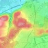 Oberholz topographic map, elevation, terrain