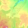 Trentham topographic map, elevation, terrain