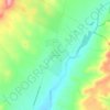 Serracines topographic map, elevation, terrain