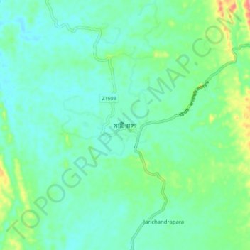 Matiranga topographic map, elevation, terrain