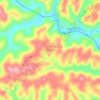 Flat Rock topographic map, elevation, terrain