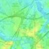 North Woodbury topographic map, elevation, terrain