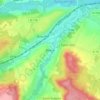 Breux topographic map, elevation, terrain