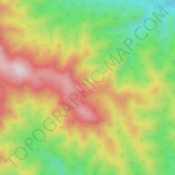 Long Sule topographic map, elevation, terrain