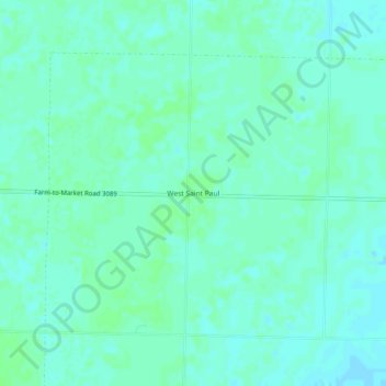 West Saint Paul topographic map, elevation, terrain