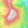 Mont Agel topographic map, elevation, terrain