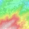 Penha de Prados topographic map, elevation, terrain