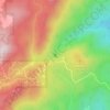 Upper Creek Falls topographic map, elevation, terrain