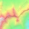Mount Haast topographic map, elevation, terrain