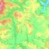 Bretz topographic map, elevation, terrain