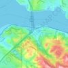 Valona topographic map, elevation, terrain