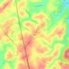 Potosi topographic map, elevation, terrain