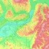 Пермь topographic map, elevation, terrain