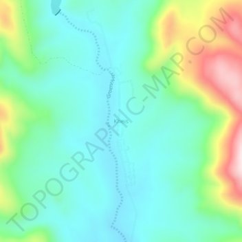 Kheis topographic map, elevation, terrain