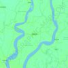Barguna topographic map, elevation, terrain