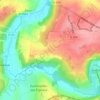 Monthérand topographic map, elevation, terrain