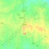 Raichur topographic map, elevation, terrain