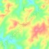 Pittsville topographic map, elevation, terrain