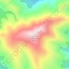 Mount Silverheels topographic map, elevation, terrain