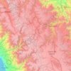 Provincia de Lauricocha topographic map, elevation, terrain