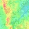 North Edison topographic map, elevation, terrain