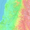 Zona Central topographic map, elevation, terrain