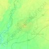 Multan topographic map, elevation, terrain