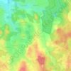 Dettenhofen topographic map, elevation, terrain