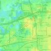 Morningside Heights topographic map, elevation, terrain