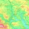 Cudworth topographic map, elevation, terrain