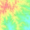 Wallace topographic map, elevation, terrain