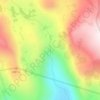 Horsetail Falls topographic map, elevation, terrain