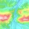 Las Caldas de Besaya topographic map, elevation, terrain