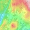 Llanfachreth topographic map, elevation, terrain