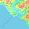 Muir Beach topographic map, elevation, terrain