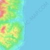 Lubumba topographic map, elevation, terrain