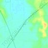 Bushrod topographic map, elevation, terrain