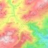 Sainte-Catherine topographic map, elevation, terrain