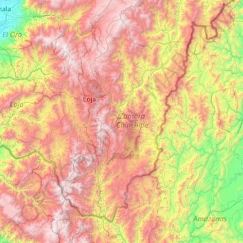 Romerillos topographic map, elevation, terrain