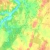 Middleway topographic map, elevation, terrain