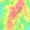 Chestnut Ridge topographic map, elevation, terrain